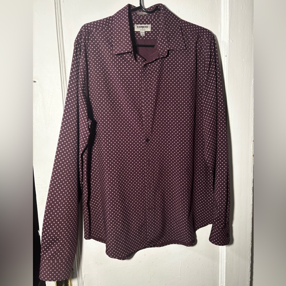 Express Men’s Long Sleeve Button Up